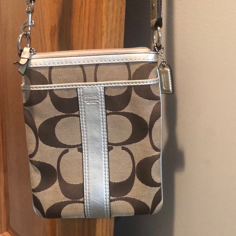 Original coach cloth Crossbody purse
